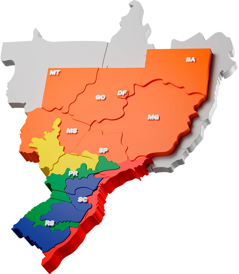 Conheça as regiões de atuação da OR Genética de Sementes